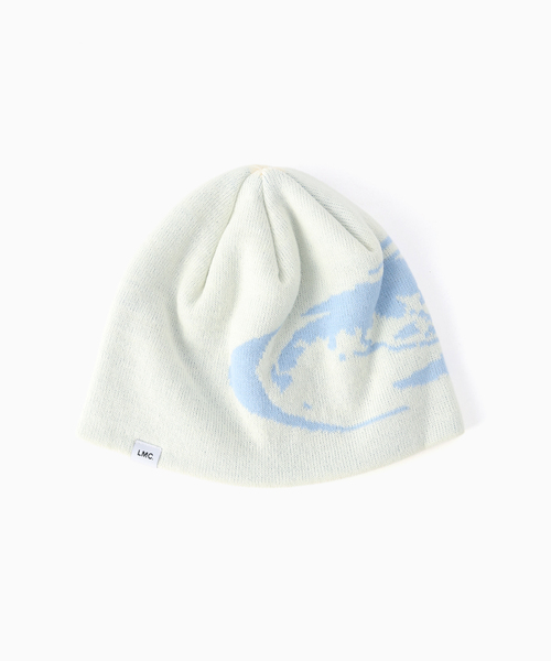 LMCの「LMC / エルエムシー OVAL GLOBE BEANIE(ニットキャップ/ビーニー・メンズ・ブラック/ホワイト系その他・FREE)」の2枚目の写真