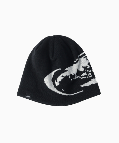 LMCの「LMC / エルエムシー OVAL GLOBE BEANIE(ニットキャップ/ビーニー・メンズ・ブラック/ホワイト系その他・FREE)」の1枚目の写真