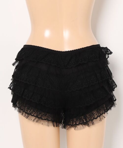Jaded London（ジェイデッドロンドン）の「RHEA LACE BLOOMER SHORTS IN BLACK（その他パンツ・レディース・ブラック・X-SMALL）」の7枚目の写真