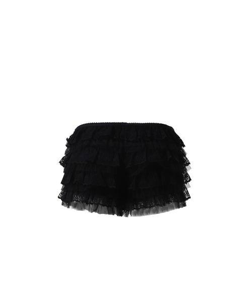 Jaded London（ジェイデッドロンドン）の「RHEA LACE BLOOMER SHORTS IN BLACK（その他パンツ・レディース・ブラック・X-SMALL）」の2枚目の写真