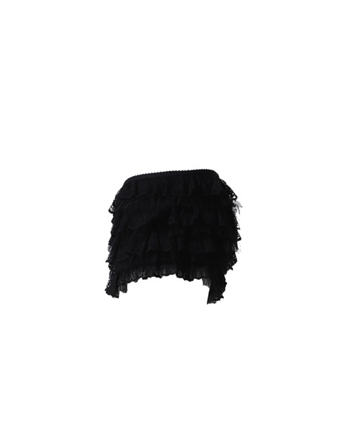 Jaded London（ジェイデッドロンドン）の「RHEA LACE BLOOMER SHORTS IN BLACK（その他パンツ・レディース・ブラック・X-SMALL）」の3枚目の写真