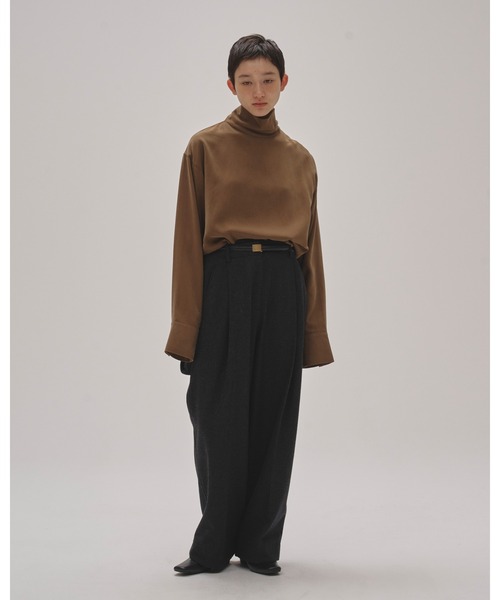 TODAYFUL（トゥデイフル）の「Wool Painter Pants（その他パンツ・レディース・チャコールグレー/ブラウン/グレー・36inch/38inch）」の14枚目の写真