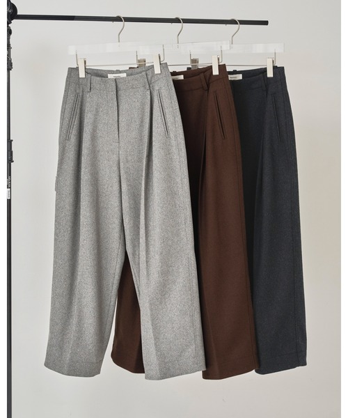TODAYFUL（トゥデイフル）の「Wool Painter Pants（その他パンツ・レディース・チャコールグレー/ブラウン/グレー・36inch/38inch）」の18枚目の写真
