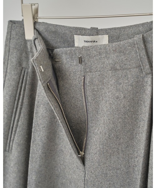 TODAYFUL（トゥデイフル）の「Wool Painter Pants（その他パンツ・レディース・チャコールグレー/ブラウン/グレー・36inch/38inch）」の22枚目の写真