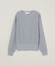 three dots スリードッツ  ウール リブニット セーター  S グレー three dots｜スリードッツのニット/セーター通販 - ZOZOTOWN