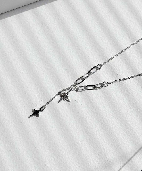 Dita Muaj.（ディータムアージュ）の「ビジュースターチェーンネックレス（ネックレス・レディース・シルバー・FREE）」の6枚目の写真