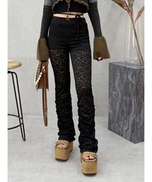 EVRIS | レースギャザーフレアレギンス(その他パンツ)