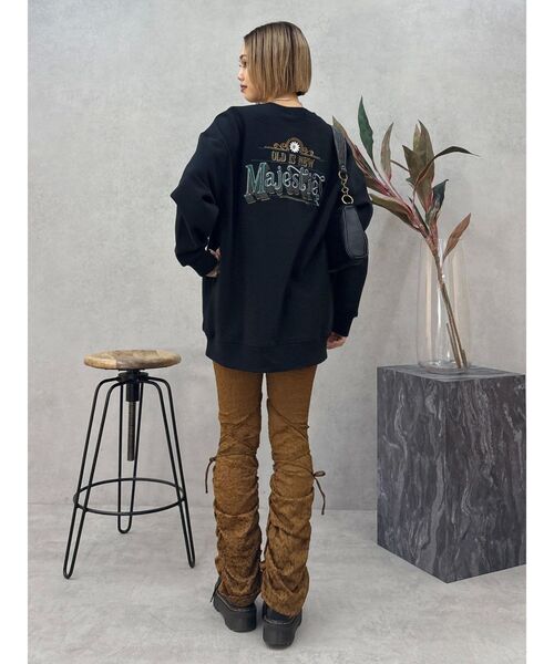 EVRIS（エヴリス）の「レースギャザーフレアレギンス（その他パンツ・レディース・ホワイト/ブラック/ブラウン・FREE）」の14枚目の写真