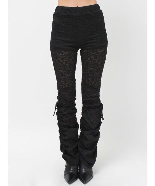 EVRIS（エヴリス）の「レースギャザーフレアレギンス（その他パンツ・レディース・ホワイト/ブラック/ブラウン・FREE）」の16枚目の写真