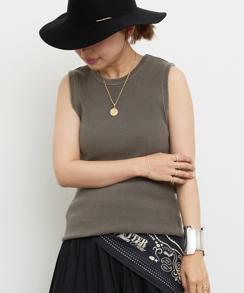 Vintage ノースリーブ Tシャツ（Tシャツ/カットソー）｜Deuxieme