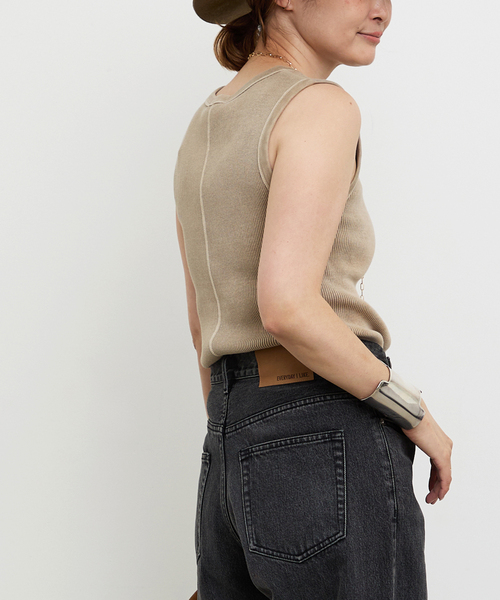 Deuxieme Classe（ドゥーズィエムクラス）の「*Vintage ノースリーブ Tシャツ（Tシャツ/カットソー・レディース・ブラック系その他/タン/ベージュ・FREE）」の9枚目の写真