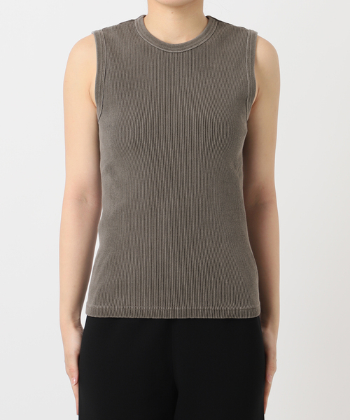 Deuxieme Classe（ドゥーズィエムクラス）の「*Vintage ノースリーブ Tシャツ（Tシャツ/カットソー・レディース・ブラック系その他/タン/ベージュ・FREE）」の20枚目の写真