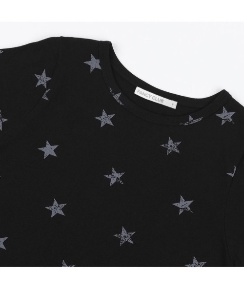 ■FANCY CLUB■ LACE STAR LAYERED TEE (3色) FANCY CLUB】Lace Star Layered Tee（Tシャツ/カットソー