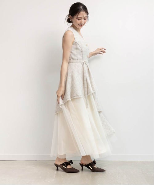 セール】ビッグベロアリボンミュールパンプス（パンプス）｜RANDA