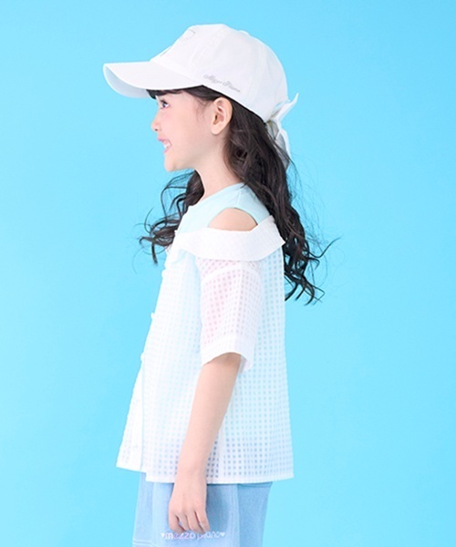 mezzo piano(メゾピアノ)の「シアードッキングシャツ(シャツ/ブラウス・キッズ・ピンク・130cm/120cm/140cm)」の18枚目の写真