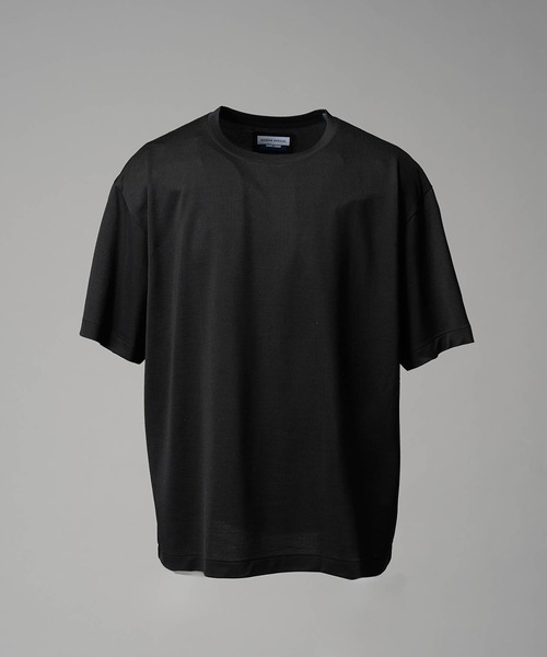 MAISON SPECIAL(メゾンスペシャル)の「《UNISEX》Prime-Over Wool Mix Plating Boxy Crew Neck T-shirt/プライムオーバーウールミックスプレーティングボクシークルーネックTシャツ【MAISON SPECIAL/メゾンスペシャル】(Tシャツ/カットソー・メンズ・レッド/オフホワイト/ブラック・2/1)」の11枚目の写真