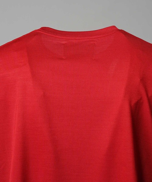 MAISON SPECIAL(メゾンスペシャル)の「《UNISEX》Prime-Over Wool Mix Plating Boxy Crew Neck T-shirt/プライムオーバーウールミックスプレーティングボクシークルーネックTシャツ【MAISON SPECIAL/メゾンスペシャル】(Tシャツ/カットソー・メンズ・レッド/オフホワイト/ブラック・2/1)」の17枚目の写真
