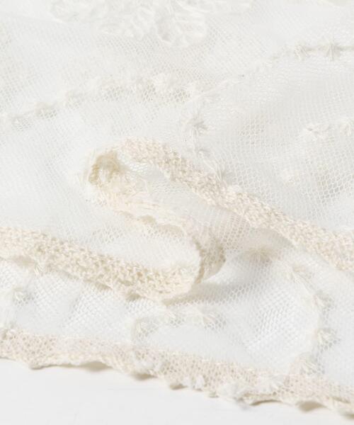 RODE SKO（ロデスコ）の「シアーレーススカーフ（バンダナ/スカーフ・レディース・オフホワイト・ONE）」の14枚目の写真