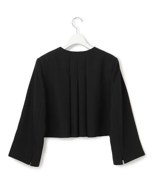 23区(ニジュウサンク)の「【APPLAUDIR】バックサテンジョーゼット ジャケット(ノーカラージャケット・レディース・ネイビー系/ブラック系・48/46)」の17枚目の写真