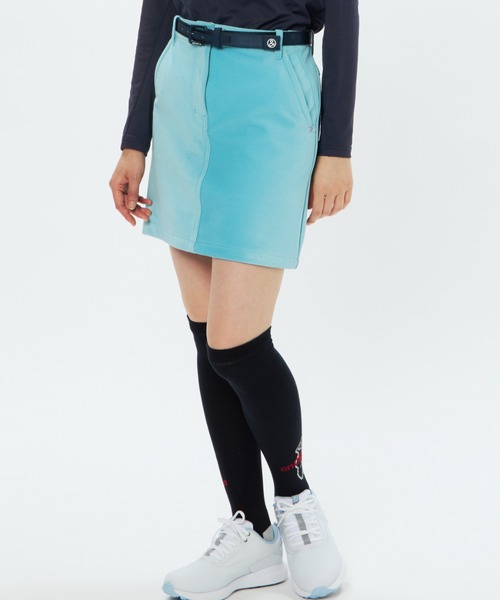 and per se（アンパスィ）の「ウインドシャッターコーデュロイスカート（レディース）（スカート・レディース・ネイビー/スカイブルー/グレー・M/L）」の9枚目の写真