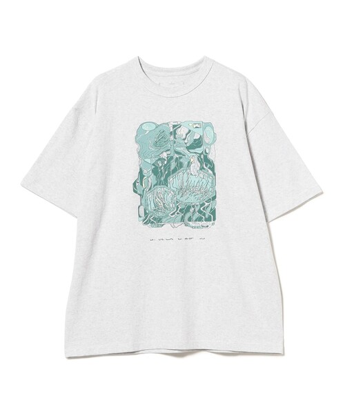 BEAMS T（ビームスティー）の「AL WHITE / T-shirt①（Tシャツ/カットソー・メンズ・ライトグレー・XL/L/M/S）」の2枚目の写真