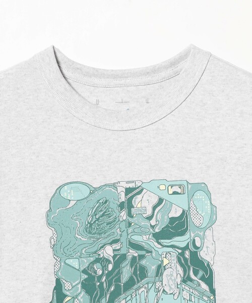 BEAMS T（ビームスティー）の「AL WHITE / T-shirt①（Tシャツ/カットソー・メンズ・ライトグレー・XL/L/M/S）」の3枚目の写真