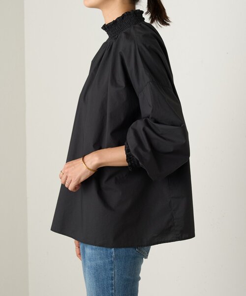 BEARDSLEY（ビアズリー）の「シャーリングハイネックシャツ（シャツ/ブラウス・レディース・グレー/ブラック・FREE）」の17枚目の写真