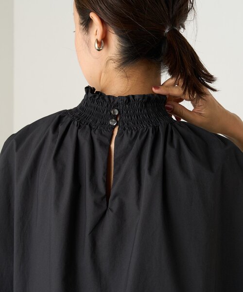 beardsley ビアズリー ハイネックシャツ ビアズリー BEARDSLEY ハイネックシャツ （navy） -ファッション