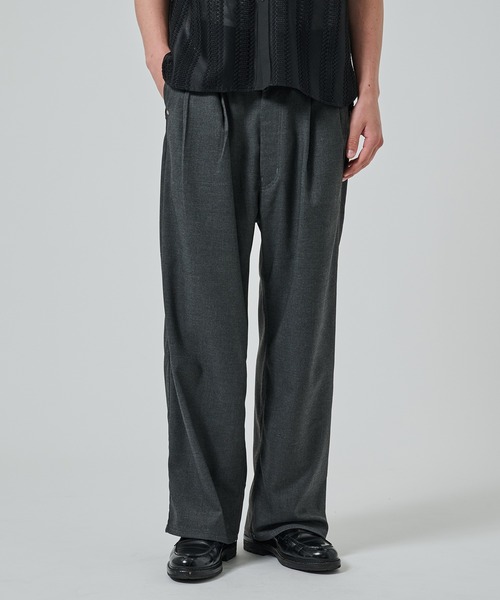 JieDa LOOSE FIT pants スラックス 2 Jieda】TWO TUCK SLACKS（スラックス）｜Jieda（ジエダ）の