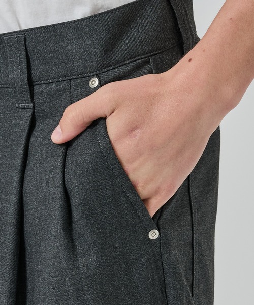 Jieda（ジエダ）の「【Jieda】TWO TUCK SLACKS（スラックス・メンズ・グレー/ブラック・2/1）」の14枚目の写真