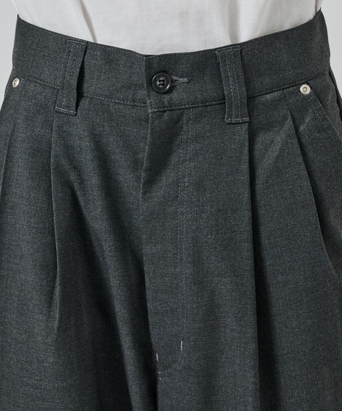 Jieda（ジエダ）の「【Jieda】TWO TUCK SLACKS（スラックス・メンズ・グレー/ブラック・2/1）」の16枚目の写真