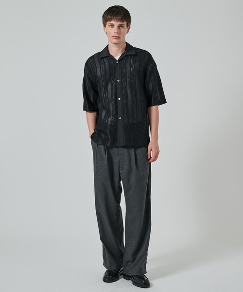 JIEDAのスラックス JieDa スラックス 別注 WIDE ONE TUCK STRAIGHT SLACKS メンズ