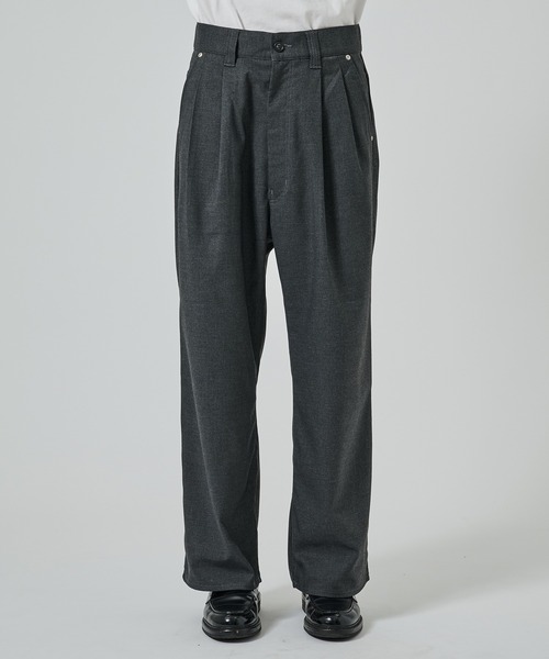 jieda スラックス 2 TRICOT TWO TUCK SLACKS – JieDa WEB STORE