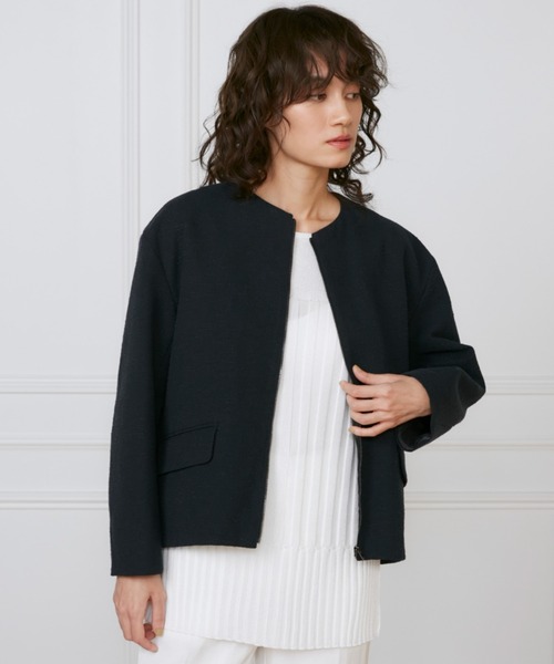 フロントジップブルゾン《la veille by SUPERIOR CLOSET》