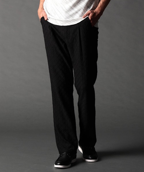 NICOLE CLUB FOR MEN（ニコルクラブフォーメン）の「アラカルトシアードビージャージイージーパンツ（その他パンツ・メンズ・ブラック/ブラック系/ネイビー・SMALL/MEDIUM/LARGE/X-LARGE）」の3枚目の写真