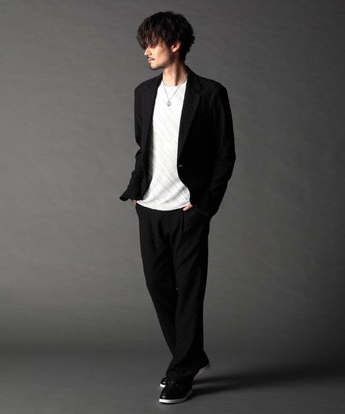 NICOLE CLUB FOR MEN（ニコルクラブフォーメン）の「アラカルトシアードビージャージイージーパンツ（その他パンツ・メンズ・ブラック/ブラック系/ネイビー・SMALL/MEDIUM/LARGE/X-LARGE）」の9枚目の写真