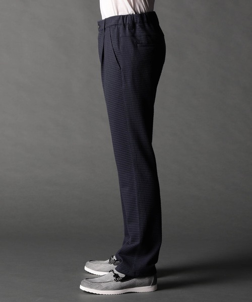 NICOLE CLUB FOR MEN（ニコルクラブフォーメン）の「アラカルトシアードビージャージイージーパンツ（その他パンツ・メンズ・ブラック/ブラック系/ネイビー・SMALL/MEDIUM/LARGE/X-LARGE）」の4枚目の写真
