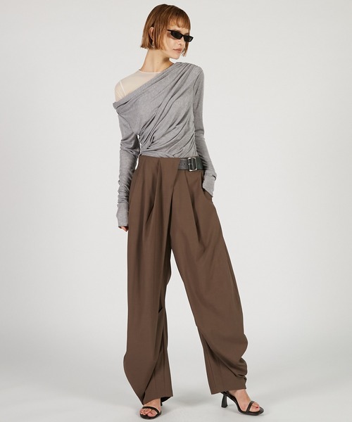 ウールブレンドジャージトップ / Wool Blend Jersey Top（その他