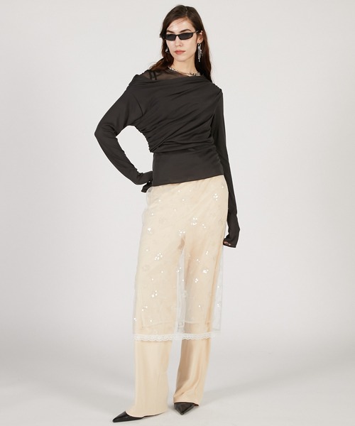 ウールブレンドジャージトップ / Wool Blend Jersey Top（その他