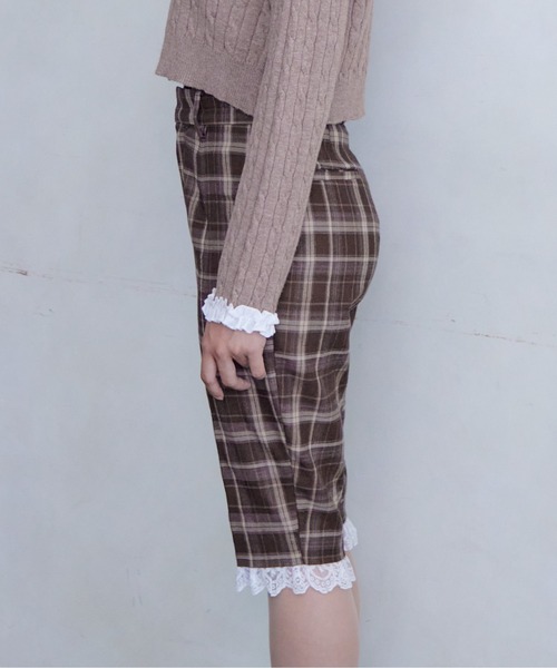 etre loin(エトルワン)の「Hem lace sabrina pants(その他パンツ・レディース・グレー/ブラック/ブラウン・M)」の11枚目の写真