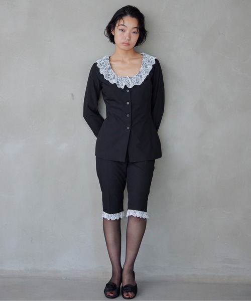 etre loin(エトルワン)の「Hem lace sabrina pants(その他パンツ・レディース・グレー/ブラック/ブラウン・M)」の18枚目の写真