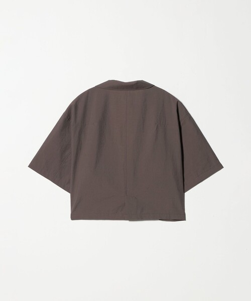 ASTRAET（アストラット）の「＜ASTRAET＞ラペル ショートスリーブシャツ②（シャツ/ブラウス・レディース・ダークブラウン/ブラック・FREE）」の14枚目の写真