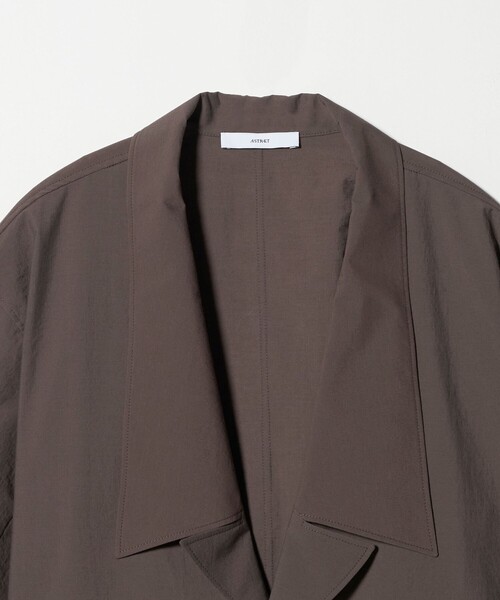 ASTRAET（アストラット）の「＜ASTRAET＞ラペル ショートスリーブシャツ②（シャツ/ブラウス・レディース・ダークブラウン/ブラック・FREE）」の15枚目の写真