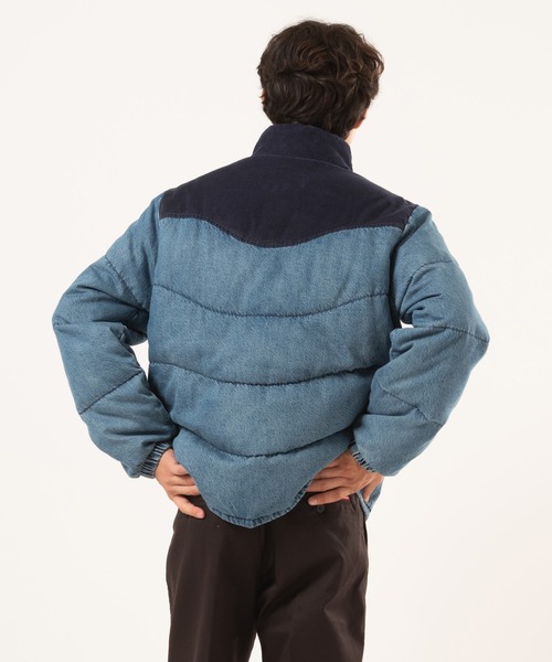 Levi's（リーバイス）の「Levi's/リーバイス ワイルド ウェスト ダウンジャケット（ダウンジャケット/コート・メンズ・インディゴブルー・S/XL/L/M）」の3枚目の写真
