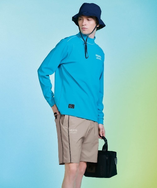 MENS>【メンズ】立体ポケットカートバッグ（ゴルフグッズ