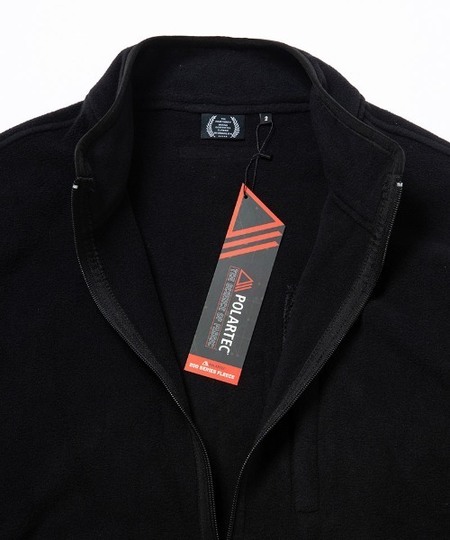 430(フォーサーティ)の「mj11002-PRTC FLEECE HALF ZIP PULL OVER プルオーバージャケット(25-143)(その他アウター・メンズ・ブラック・3/2/1/0)」の8枚目の写真