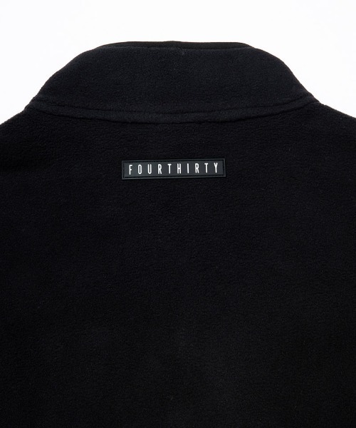430(フォーサーティ)の「mj11002-PRTC FLEECE HALF ZIP PULL OVER プルオーバージャケット(25-143)(その他アウター・メンズ・ブラック・3/2/1/0)」の9枚目の写真
