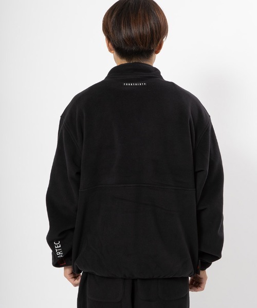430(フォーサーティ)の「mj11002-PRTC FLEECE HALF ZIP PULL OVER プルオーバージャケット(25-143)(その他アウター・メンズ・ブラック・3/2/1/0)」の14枚目の写真