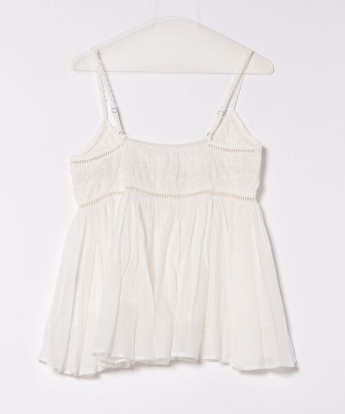CASA FLINE（カーサフライン）の「【OC】オーガニックコットンレースキャミソール（シャツ/ブラウス・レディース・ホワイト/ネイビー/サックスブルー・FREE）」の21枚目の写真