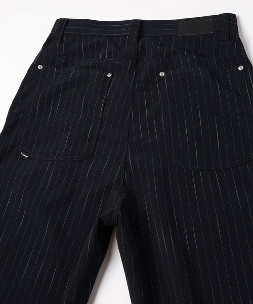 JIEDA（ジエダ）の「STRIPE WIDE ONE TUCK PANTS（スラックス）」 - WEAR